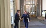 تصویر: الی کوهن وزیر خارجه، چپ، در ملاقات با همتای سوئدی خود، توبیاس بیلستروم، ۱۵ مه ۲۰۲۳. (MAG/ Israel Embassy in Sweden)