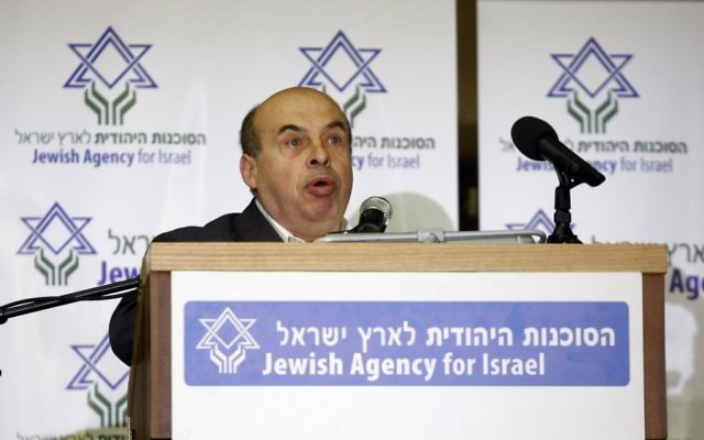 Le directeur de l'Agence juive, Natan Sharansky (Crédit : Abir Sultan/Flash90)