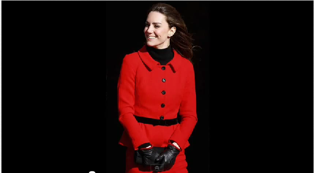 Coat fashions of Princess Kate (photo credit: screenshot, josephinepierre1, YouTube.com)