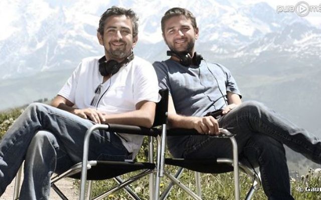 Eric Toledano (gauche) et Olivier Nakache (Crédit : autorisation)