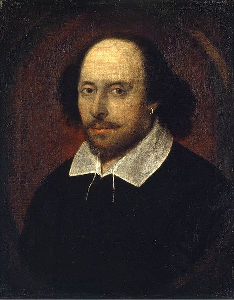 William Shakespeare (photo credit: John Taylor, National Portrait Gallery, Wikimedia Commons)