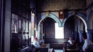 Djerba Jews at the El-Ghriba Synagogue on Tunisia's southern island. (photo credit:upyernoz via CC/JTA)