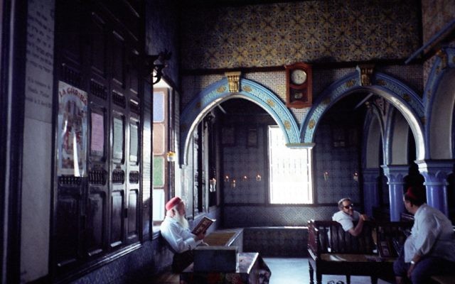 La synagogue de la Ghriba à Djerba, Tunisie (Crédit : upyernoz via CC/JTA)