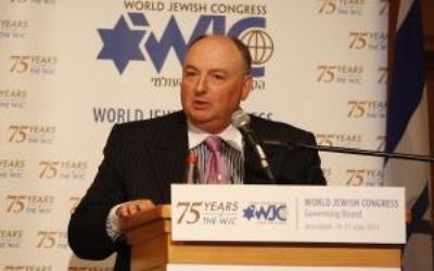 Moshe Kantor, président du Congrès juif européen. (Crédit : Autorisation Moshe Kantor)