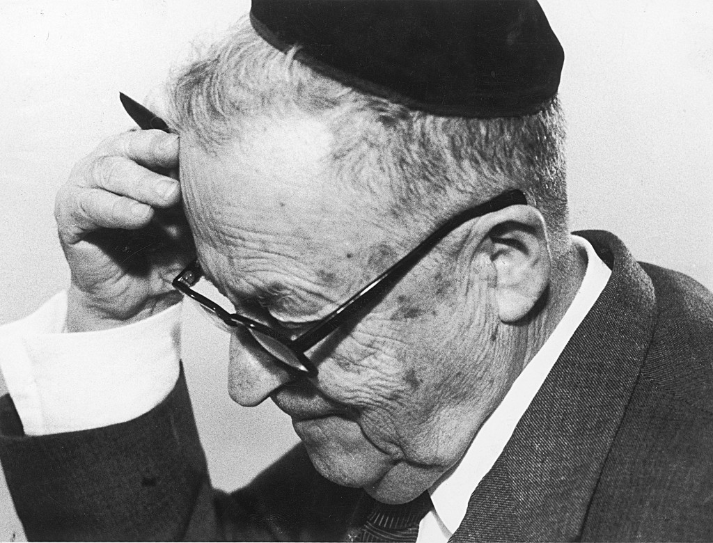 S.Y. Agnon, the only Israeli author who has ever won the Nobel Prize for Literature, published his first novella a century ago. (photo credit: Courtesy Agnon House/JTA)