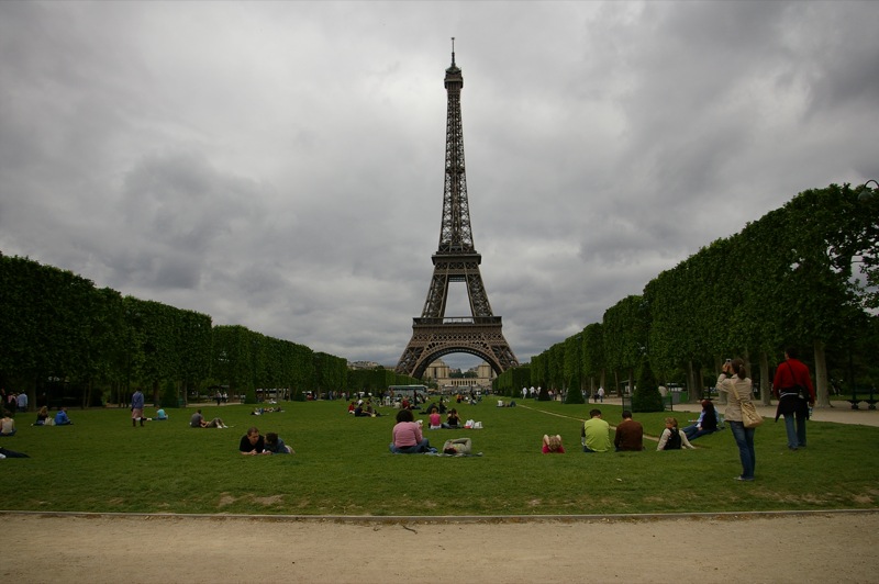 Paris's iconic Eiffel Tower. (photo credit: CC BY joelpk, Flickr)