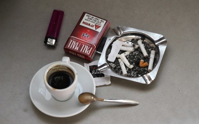 No more cigarette break? (illustrative photo credit: Nati Shohat/Flash90)