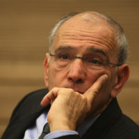 Moshe Lador à la Knesset  en février 2012 (Crédit: Kobi Gideon / Flash90)