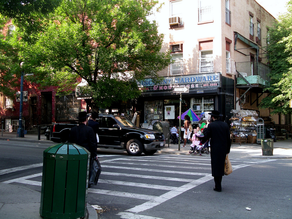 Hasidic Jews in Williamsburg, Brooklyn. (Illustrative photo: CC BY rutlo, Flickr)