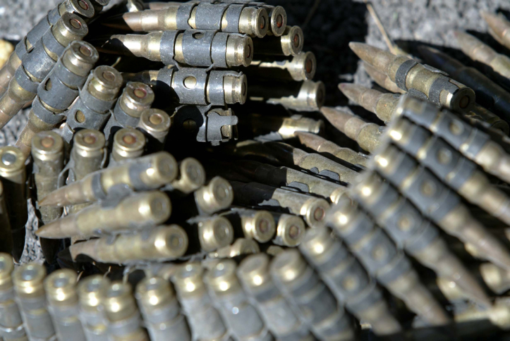 Illustrative photo of small-arms ammunition (photo credit:Pierre Terdjman/Flash90)