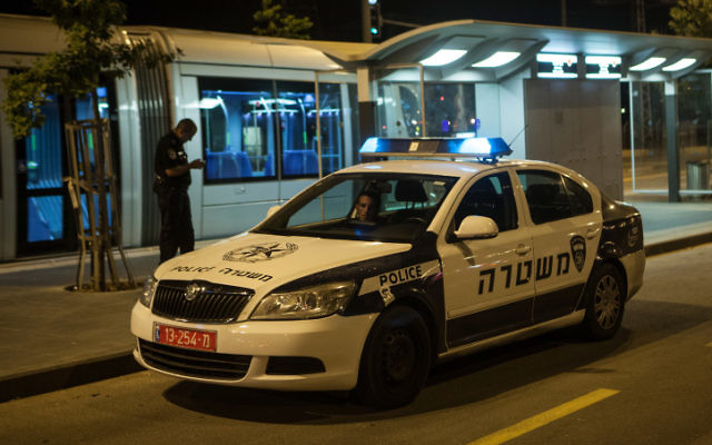 La police israélienne, en juin 2012. Illustration. (Crédit : Uri Lenz/Flash90)