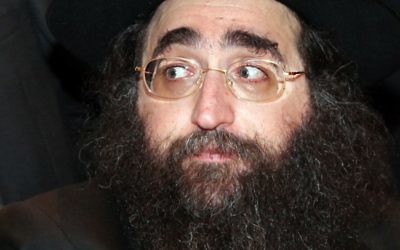 Le rabbin Yoshiyahou Yosef Pinto (Crédit : Gideon Markowicz/Flash90)