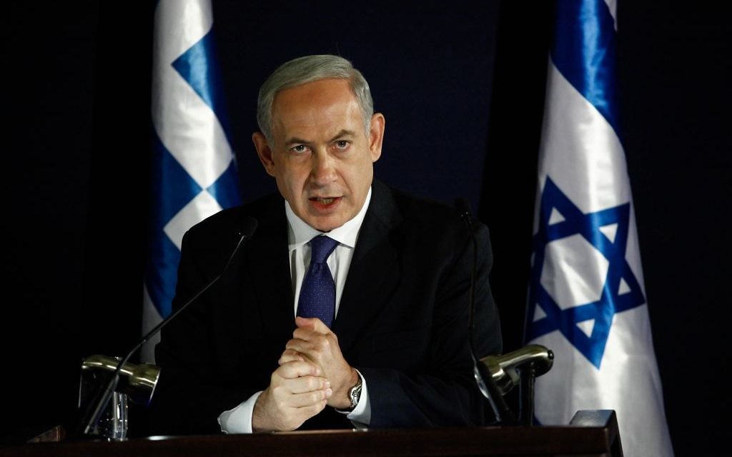 Le Premier ministre israélien Benjamin Netanyahu (Crédit : Flash 90)