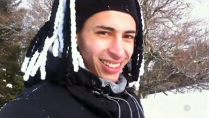 Quatre semaines avant la tuerie de Toulouse, Mohammed Merah est allé skier. (Crédit : France 3/YouTube via JTA)