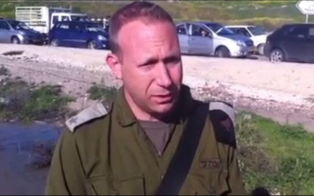 Le lieutenant-colonel Peter Lerner (Crédit : capture d’écran Youtube/IDFnadesk)