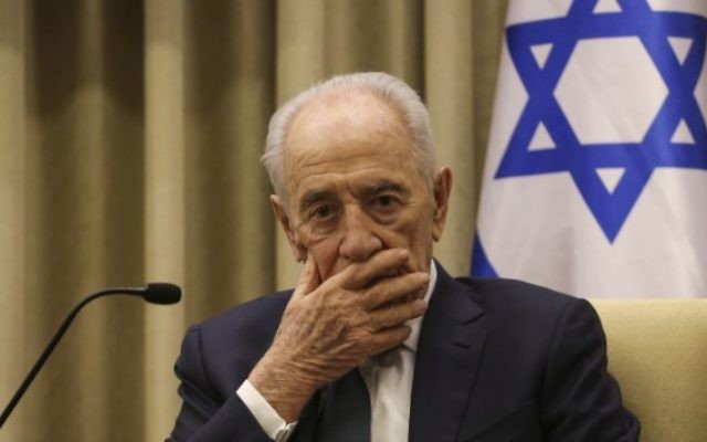 Shimon Peres (Crédit : Hadas Parush/Flash 90)