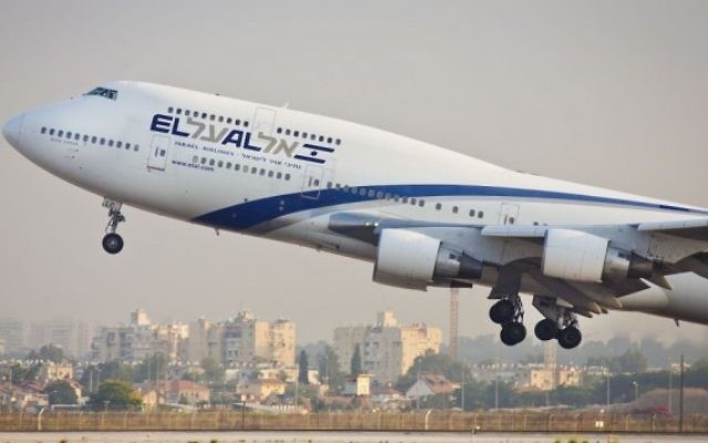 Un avion de la compagnie El Al. Illustration. (Crédit : Moshe Shai/Flash90)