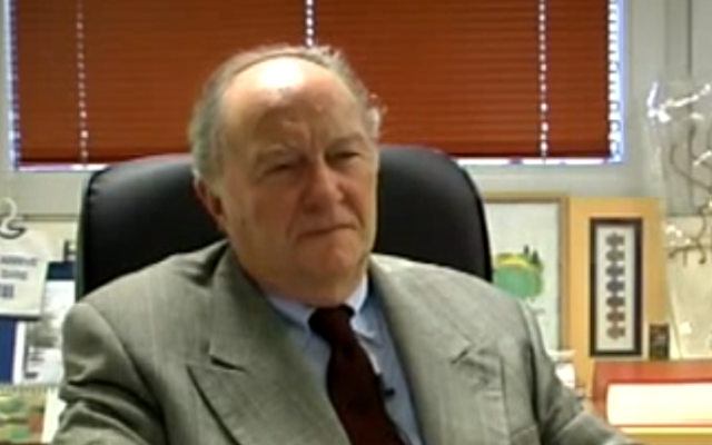 Roger Cukierman, président du CRIF (Crédit : capture d'écran YouTube)