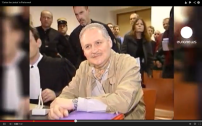 lich Ramírez Sánchez, ou Carlos le Chacal, lors de son procès en 2000 (Crédit : capture d'écran Youtube/euronews)