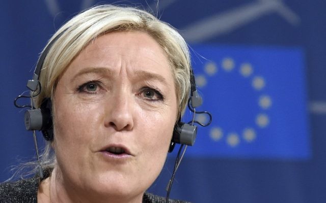 Marine Le Pen (Crédit : AFP)