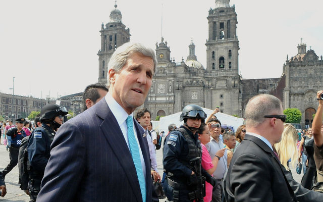 John Kerry à Mexico - 21 mai 2014 (Crédit : US Department)