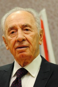 Le président Shimon Peres (Crédit : chatham house/Flickr/CC BY 2.0/Wikimedia commons)
