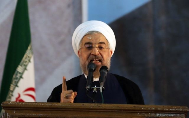 Hassan Rouhani (Crédit : AFP/ATTA KENARE)