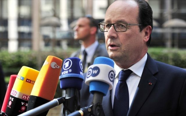 François Hollande (Crédit : AFP)