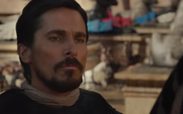 Christian Bale dans "Exodus" (Crédit : Capture d'écran YouTube)