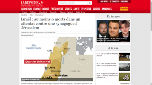 Capture d'écran de la dépêche du midi
