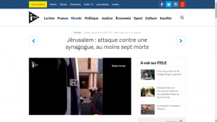 Capture d'écran I-Télé