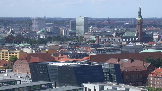 Vue de Copenhague, Danemark (Crédit : Paul Burani/Wikimédia Commons)