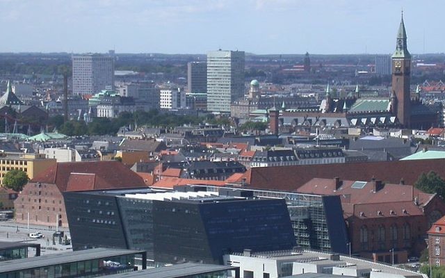 Vue de Copenhague, Danemark (Crédit : Paul Burani/Wikimédia Commons)