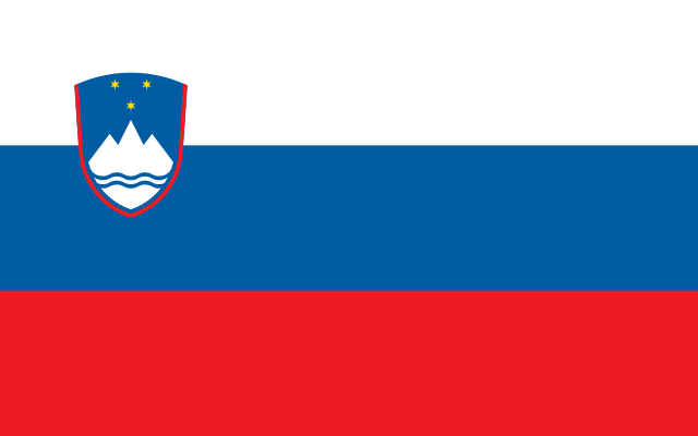 Drapeau slovène (Crédit : domaine public)