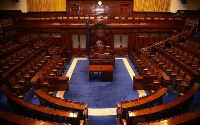 Le Parlement irlandais (Crédit : AnCatDubh/Wikimedia communs/CC BY SA 3.0)