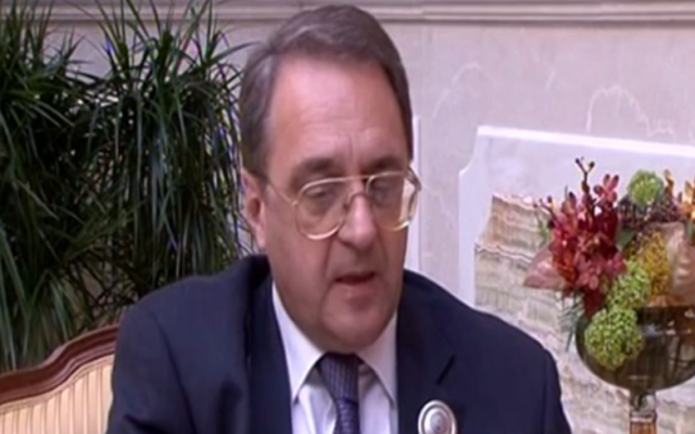 Le vice ministre russe des Affaires étrangères Mikhaïl Bogdanov (Capture d'écran YouTube)