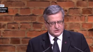 Capture d’écran Bronislaw Komorowski (Crédit : France 2)