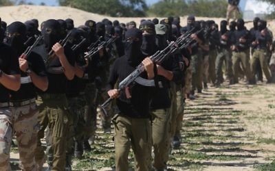 Membres du Jihad islamique palestinien - 6 mars 2015 (Crédit : afp)