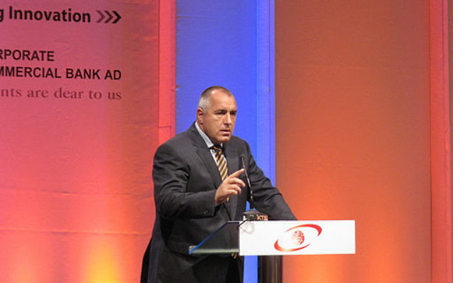 Boiko Borisov, le Premier ministre bulgare (Crédit : publicsbg/Wikimédia/Creative Commons)