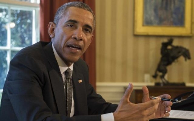 Le président américain Barack Obama s'adresse à la presse, à la Maison Blanche, le 31 mars 2015.  (Crédit photo: AFP / JIM WATSON)