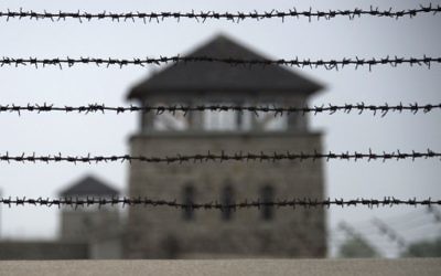 Un mirador à Mauthausen. Illustration. (Crédit : AFP)