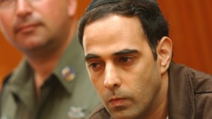 Yigal Amir au tribunal (Crédit : Flash90)