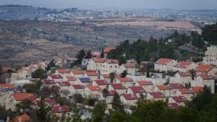 L'implantation d'Efrat ,en Cisjordanie, le 17 décembre 2014. (Crédit :Miriam Alster/Flash90)
