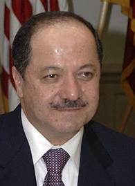 Le président kurde Masoud Barazani (Crédit : Helene C. Stikkel/Wikimedia Commons) 