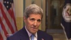 John Kerry s'exprimant sur PBS le 17 juillet. (capture écran/PBS/YouTube)