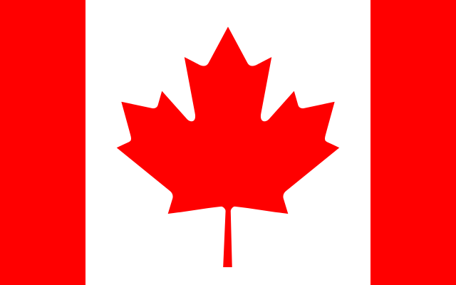 Drapeau du Canada. (Crédit : Wikipédia)