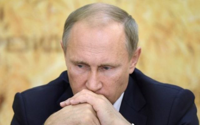Vladimir Poutine le 24 septembre 2015. (Crédit : AFP/ RIA NOVOSTI / ALEXEI NIKOLSKY)