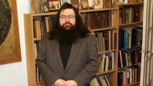 Pour l'enseignant de yiddish Dovid Katz les rabbins lituaniens -et non londoniens- doivent décider sur les questions liées à la Lituanie,(Photo: Cnaan Liphshiz / JTA)