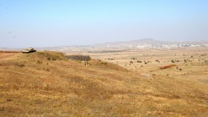 La Vallée des Larmes (Emek Habaha), où Israël a arrêté les Syriens en 1973 pendant la guerre de Kippour. (Crédit : Shmuel Bar-Am)