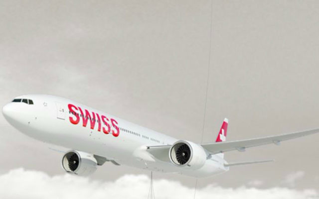 Un Boeing 777 de  Swissair (Crédit : Capture d'écran site Swissair)